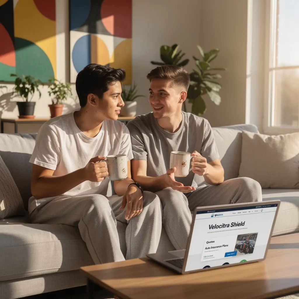 Obraz przedstawiający różne samochody zaparkowane w bezpiecznym miejscu.